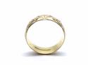 18ct Yellow Gold Patterned Wedding Ring