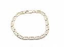 9ct Yellow Gold Fancy Marine Bracelet