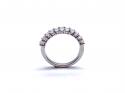 Platinum Diamond Half Eternity Ring 1.30ct