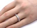 Platinum Diamond Half Eternity Ring 1.30ct