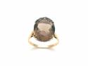 9ct Yellow Gold Smokey Quartz Ring