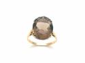 9ct Yellow Gold Smokey Quartz Ring