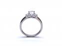 Platinum Diamond Oval Solitaire Ring