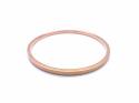 9ct Rose Gold Patterned Bangle