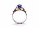 9ct Synthetic Star Sapphire Ring