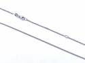 Silver Emereld & CZ Pendant & Chain 16-18 Inch