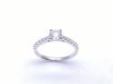 Platinum Diamond Solitaire Ring