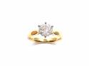 18ct Yellow Gold Diamond Solitaire 1.53ct
