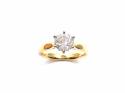 18ct Yellow Gold Diamond Solitaire 1.53ct