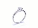 Palladium Diamond Solitaire Ring