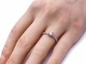 Palladium Diamond Solitaire Ring