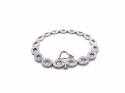 18ct White Gold Diamond Bracelet 0.96ct