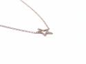 9ct Yellow Gold Star Necklet 14 - 18 inch