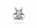 Diamond Cluster Ring Est 0.65ct