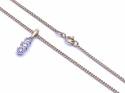 18ct Diamond 3 Stone Pendant & Chain