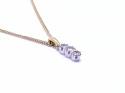 18ct Diamond 3 Stone Pendant & Chain