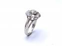 18ct Diamond Cluster Ring Est 2.70ct