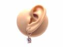 9ct Rose Gold Topaz Drop Earrings