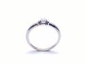 9ct White Gold Diamond Solitaire Ring