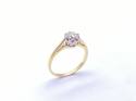 18ct Yellow Gold Diamond Solitaire Ring