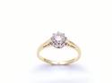 18ct Yellow Gold Diamond Solitaire Ring