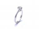 18ct Diamond Solitaire Ring Est 0.38ct