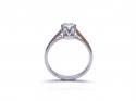 18ct Diamond Solitaire Ring Est 0.38ct