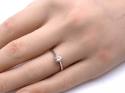 18ct Diamond Solitaire Ring Est 0.38ct