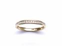 9ct Yellow Gold Diamond Eternity Ring 0.25ct