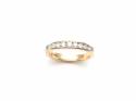 18ct Yellow Gold Diamond Half Eternity Ring 0.50ct