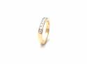 18ct Yellow Gold Diamond Half Eternity Ring 0.50ct