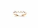 18ct Yellow Gold Diamond Half Eternity Ring