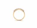 18ct Yellow Gold Diamond Half Eternity Ring