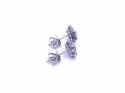 18ct Sapphire & Diamond Cluster Earrings