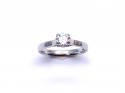 18ct Diamond Solitaire Ring Est 0.53ct