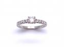 Platinum Diamond Solitaire Ring