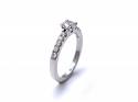 Platinum Diamond Solitaire Ring