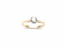 9ct Yellow Gold Diamond Solitaire Ring
