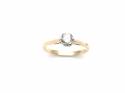 9ct Yellow Gold Diamond Solitaire Ring