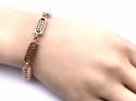 9ct Rose Gold Vinatge Style Bracelet