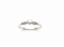 9ct White Gold Diamond Solitaire Ring