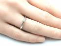 9ct White Gold Diamond Solitaire Ring