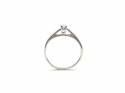 9ct White Gold Diamond Solitaire Ring