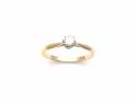 18ct Yellow Gold Diamond Solitaire Ring