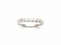 Platinum CZ Eternity Ring