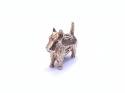 9ct Terrier Type Dog Charm