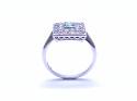 18ct Emerald & Diamond Cluster Ring