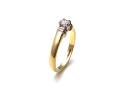 18ct Diamond Solitaire Ring 0.25ct