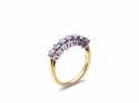 18ct Yellow Gold Diamond 7 Stone Ring