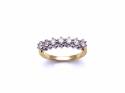 18ct Yellow Gold Diamond 7 Stone Ring